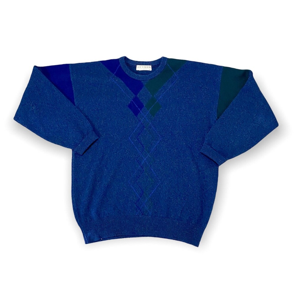 Glenmoor Lambswool Argyle Sweater Size 44